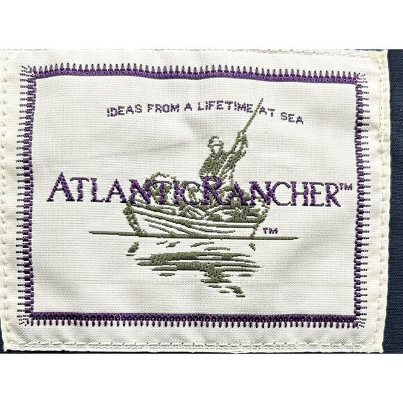 Atlantic Rancher Chore Coat Mens Large Waxed Cotton Waterproof Durable Workwear - Picture 4 of 15